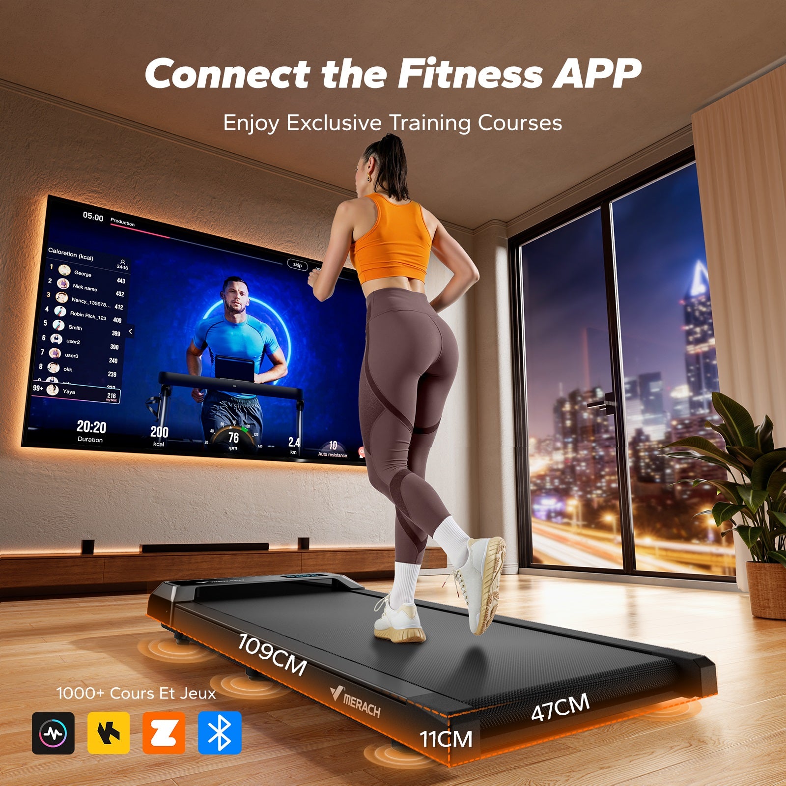 MERACH T21B1 3-in-1 Treadmill