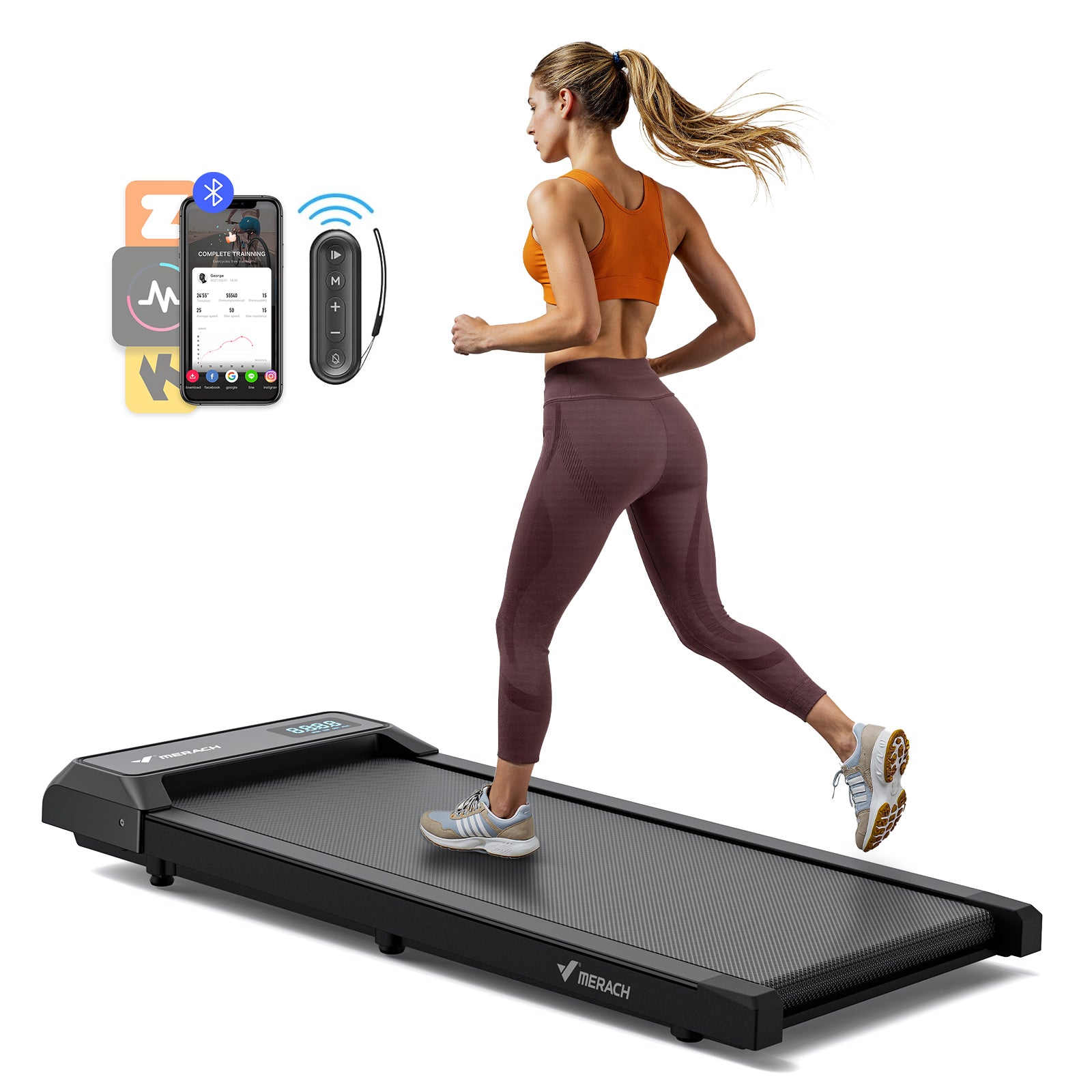 MERACH T21B1 3-in-1 Treadmill