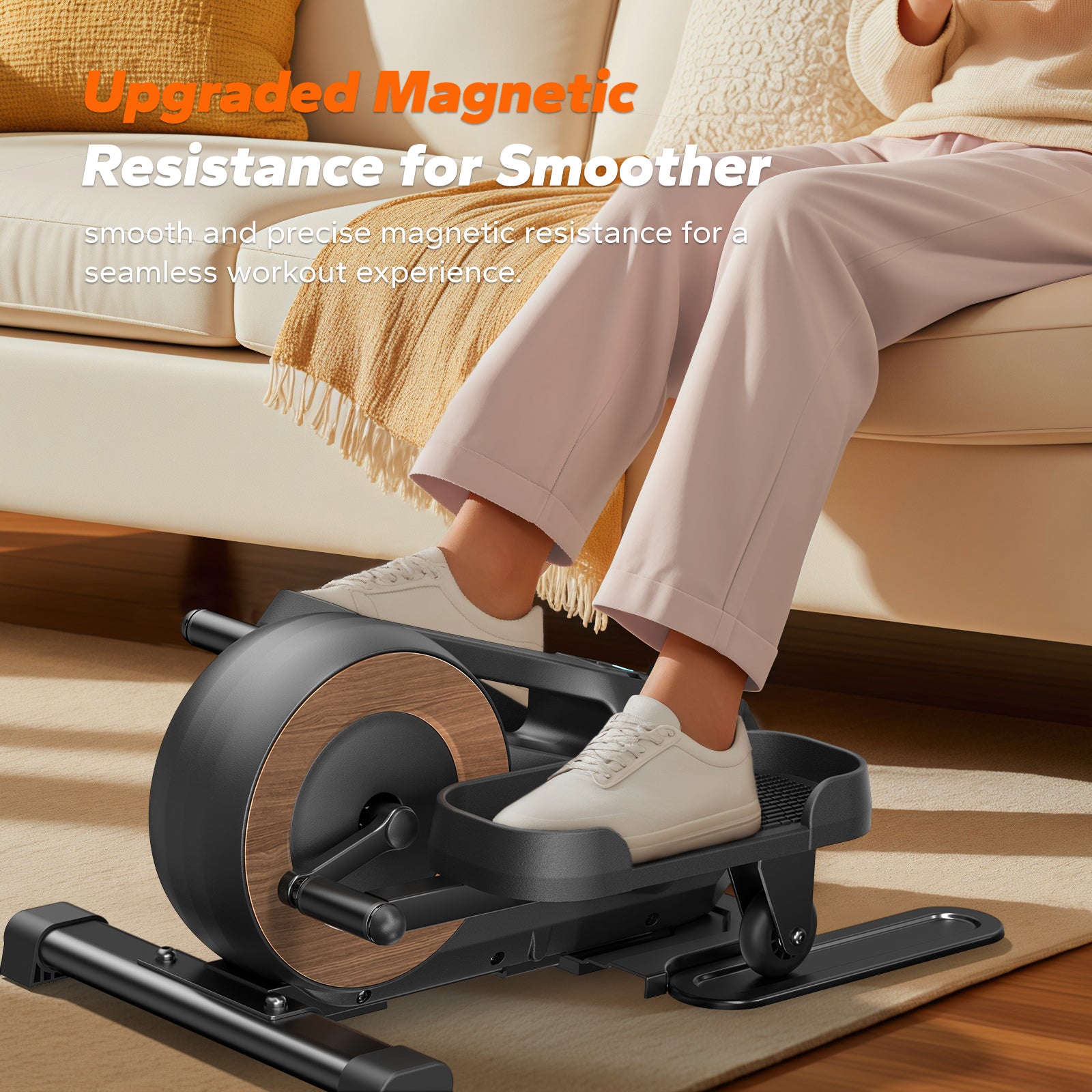 Merach E43B1 Mini Elliptical Trainer