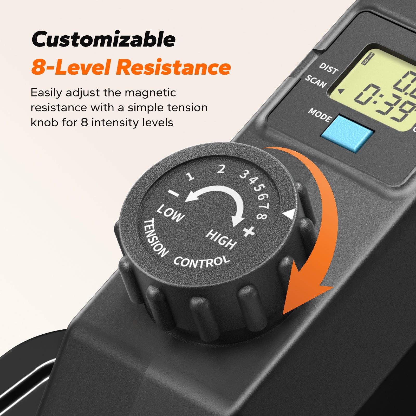 Merach E43B1 Mini Elliptical Trainer