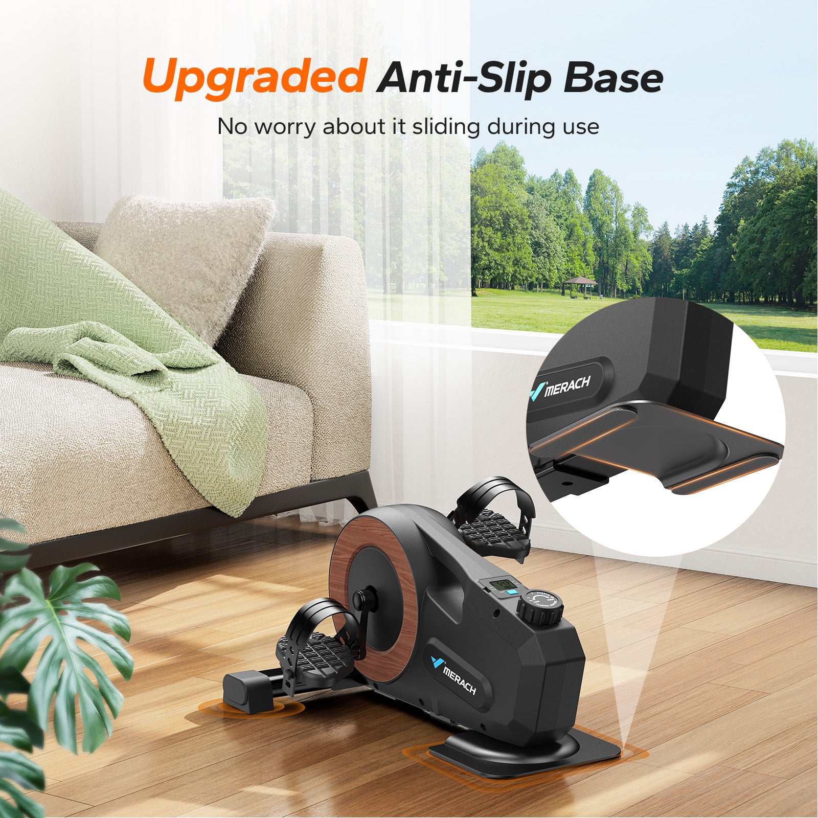 Merach E43B2 Mini Elliptical Trainer