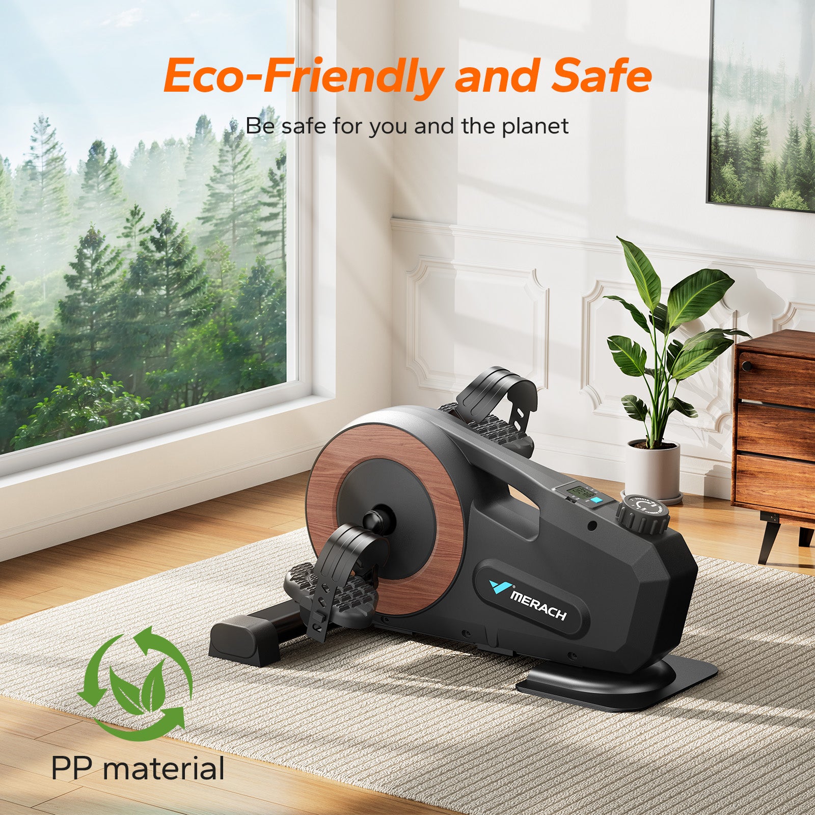 Merach E43B2 Mini Elliptical Trainer