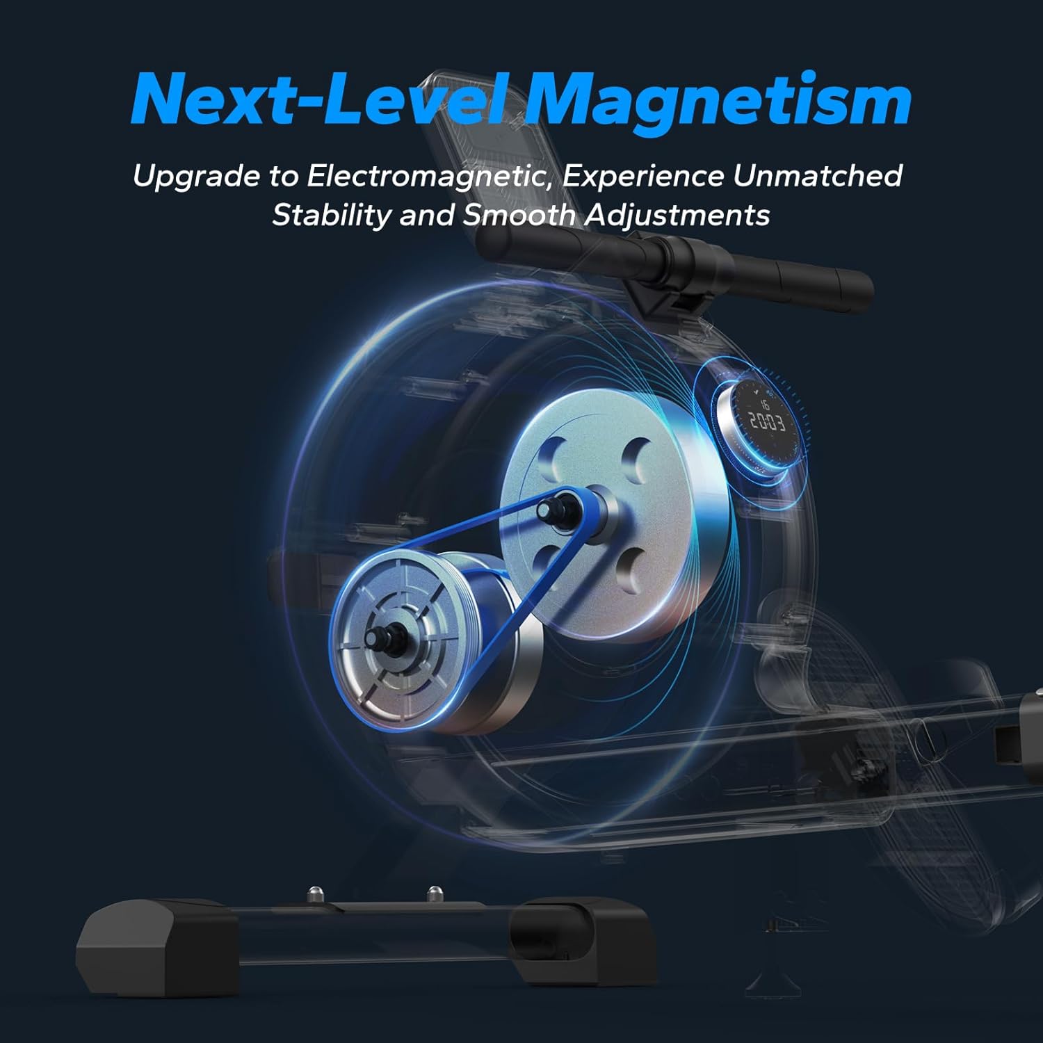 MERACH Q1S Pro Smart Electromagnetic Rowing Machine