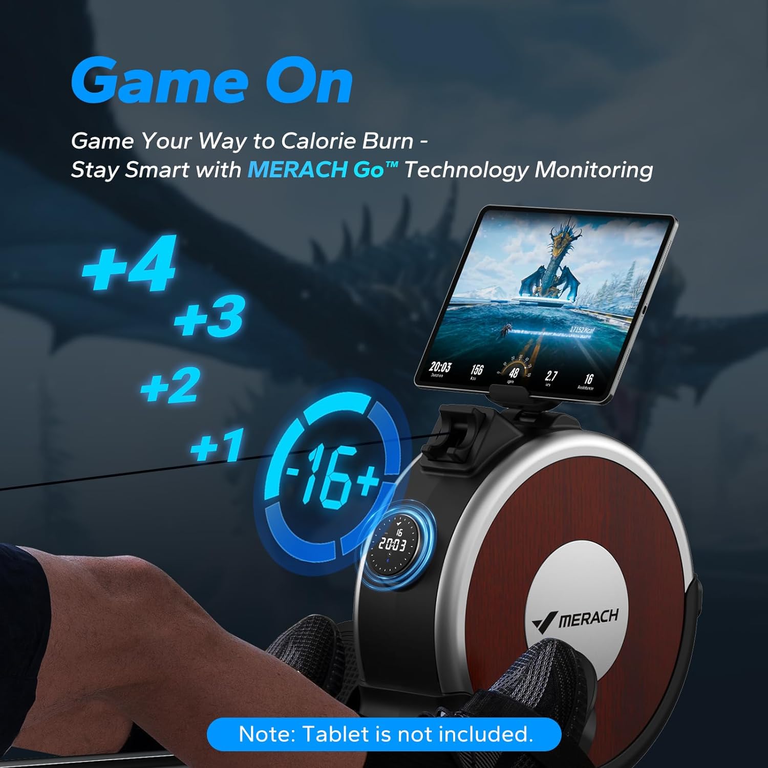 MERACH Q1S Pro Smart Electromagnetic Rowing Machine