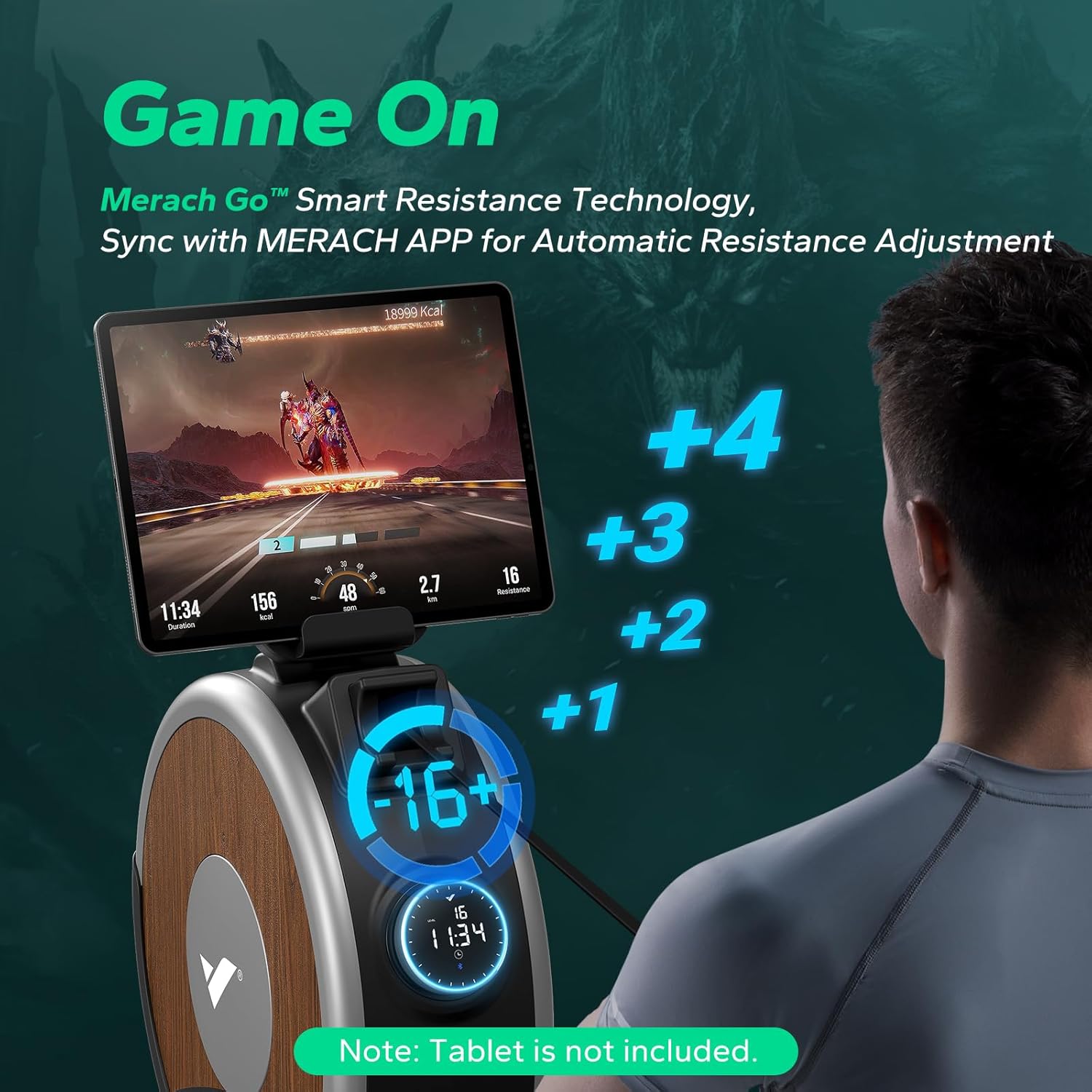 MERACH Q1S Pro 2.0 Self-Powered Smart Electromagnetic Rowing Machine