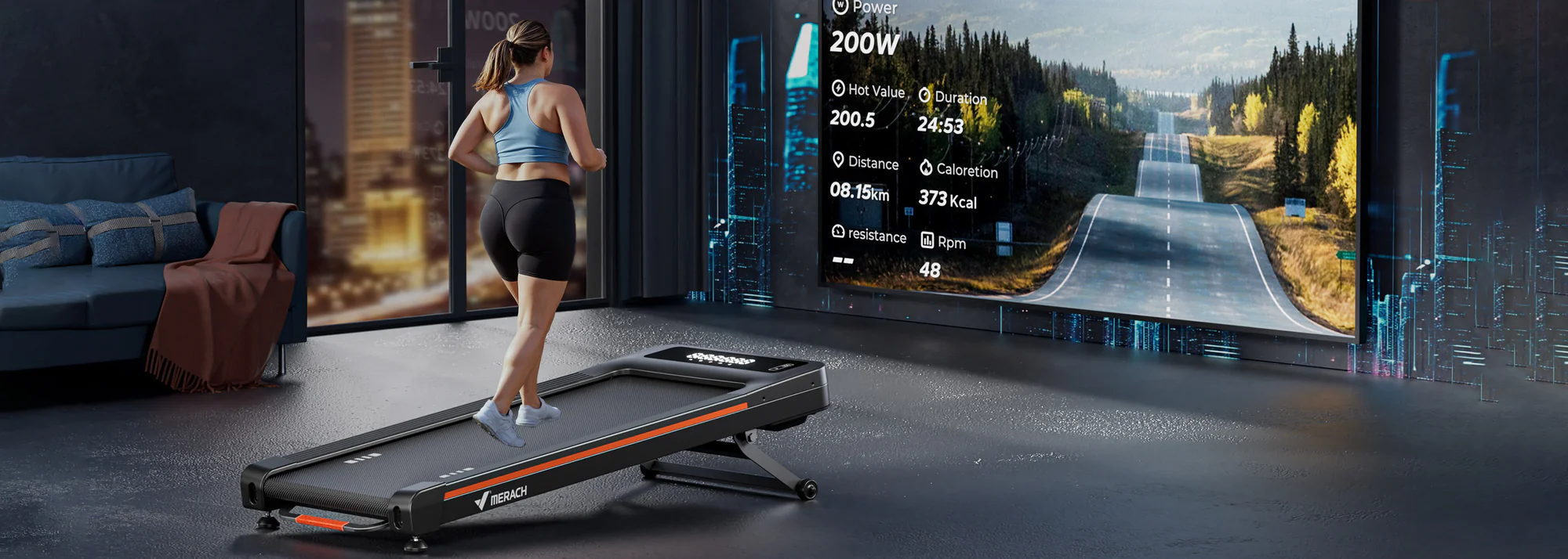 MERACHFIT: A Complete Look at the MERACH W50 Treadmill