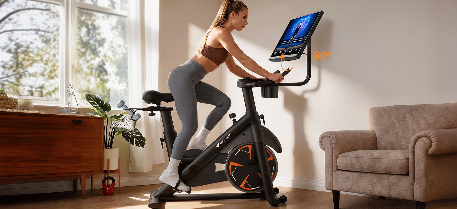Do 20 minutes of exercise bike training every day to boost your fitness