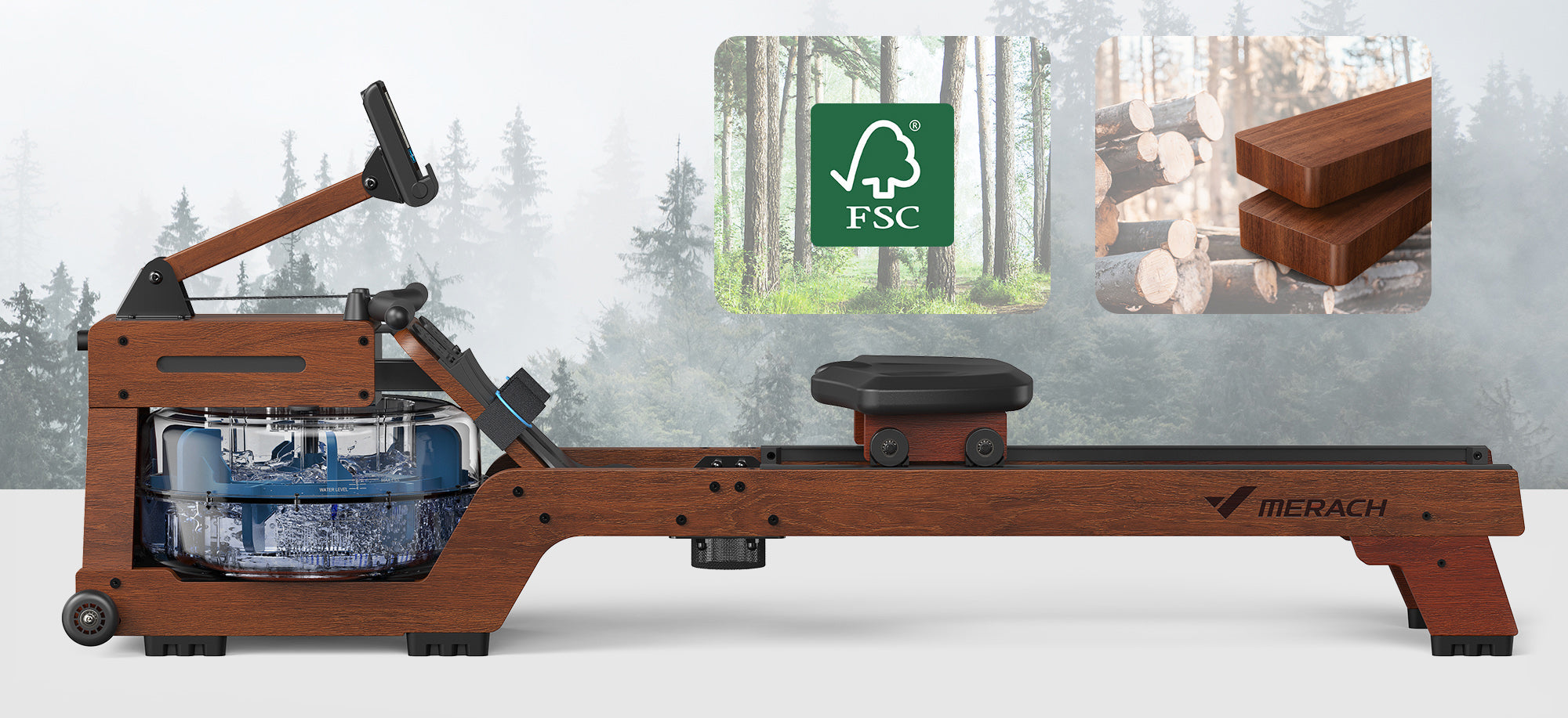 Discover the Power of the MERACH R14 Water Rowing Machine with Merachf