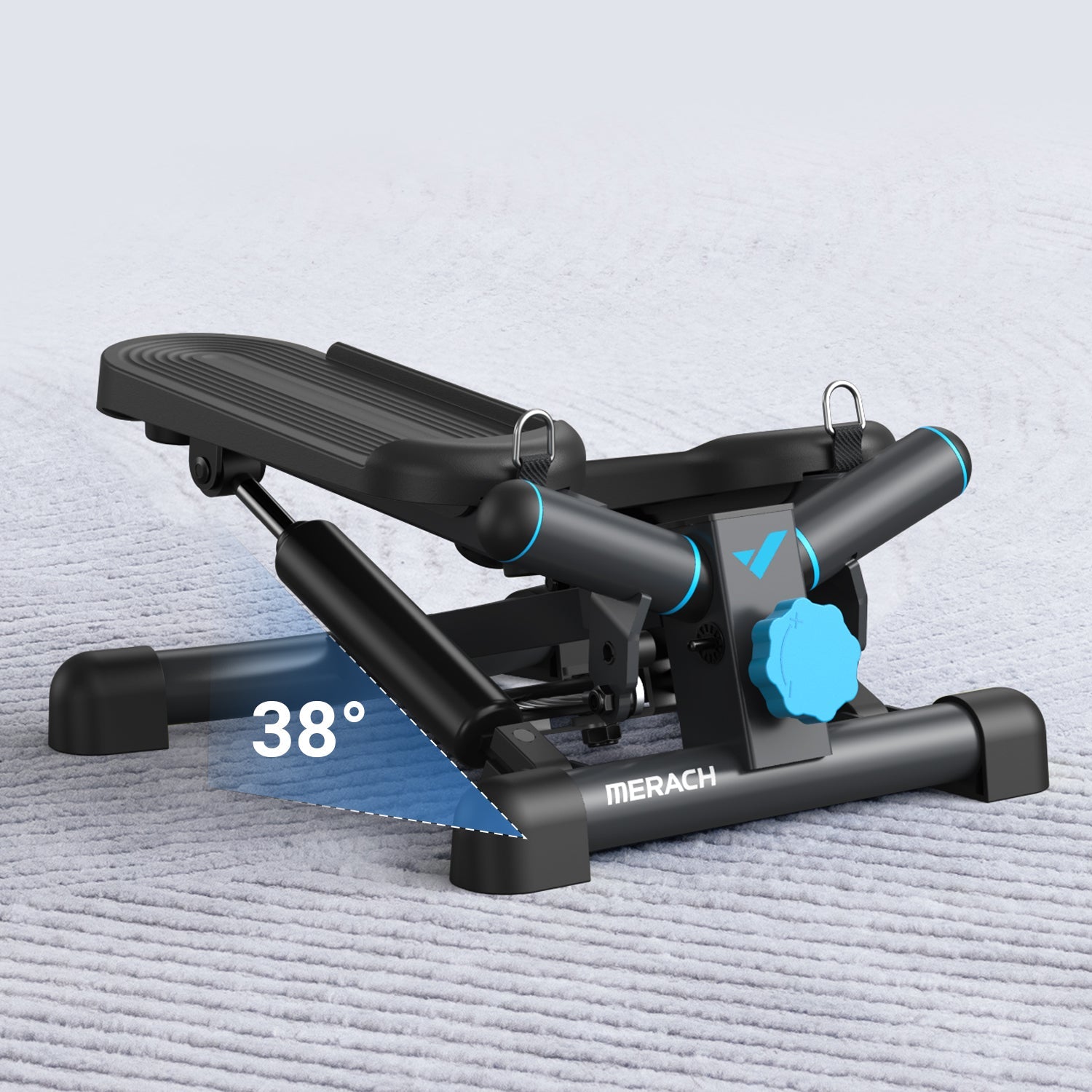 MERACH 2354B2 2-in-1 Dual-Action Hydraulic Stepper