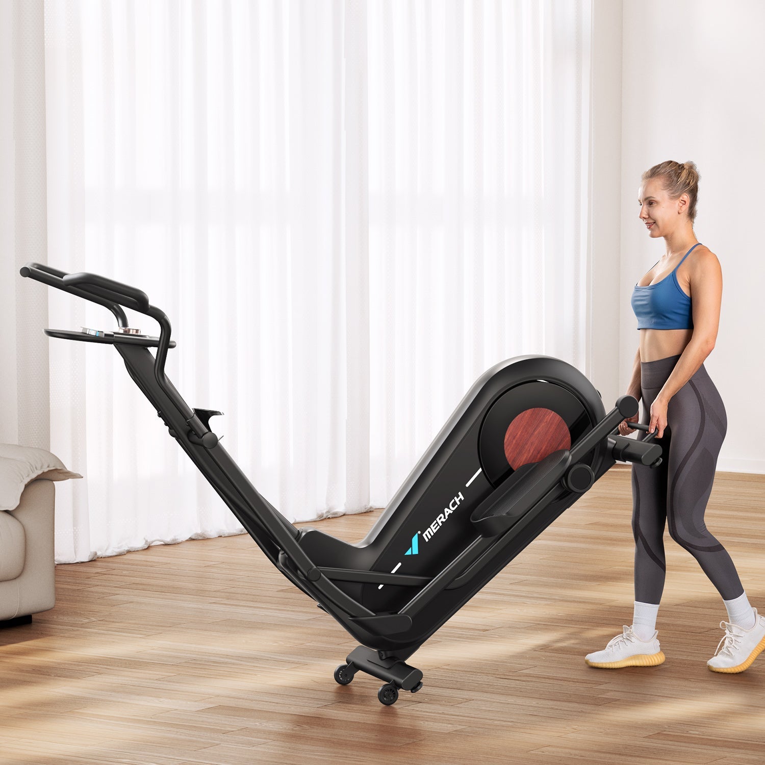MERACH  E27B1 Self-Powered Elliptical Machine