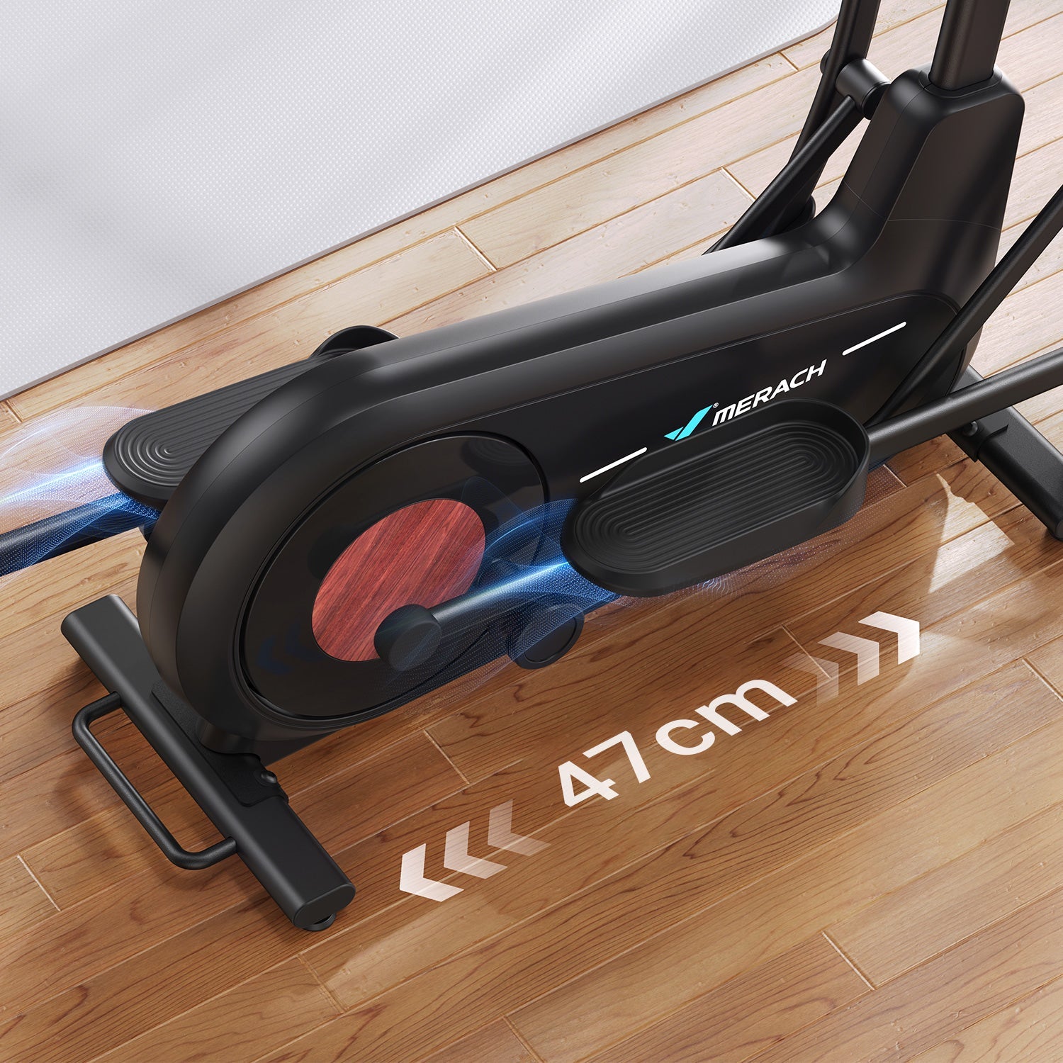 MERACH  E27B3 Manual Resistance Elliptical Machine