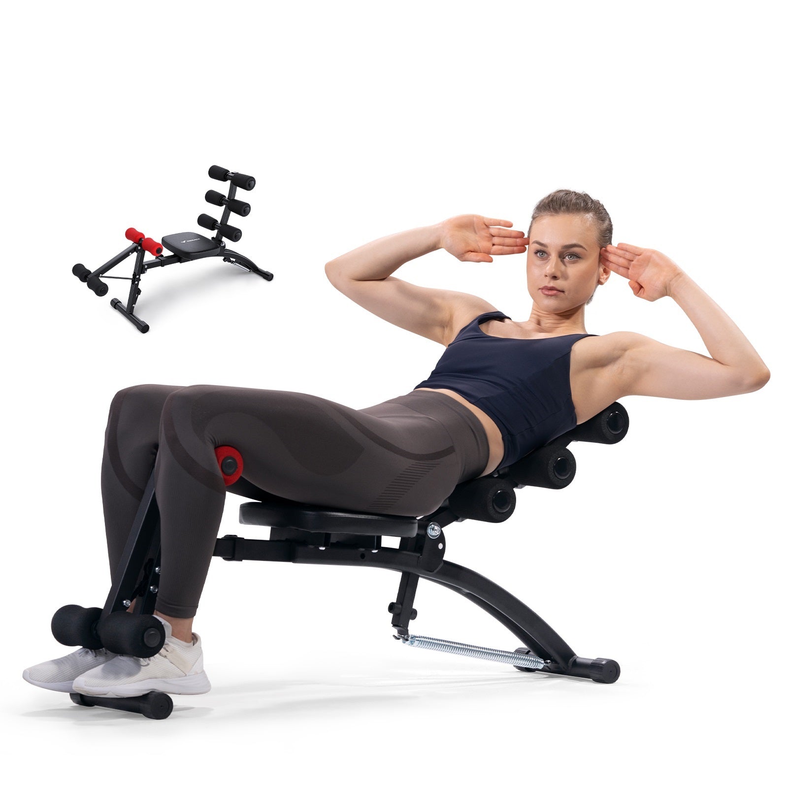 MERACH 2415 Multi-Functional Adjustable Ab Trainer