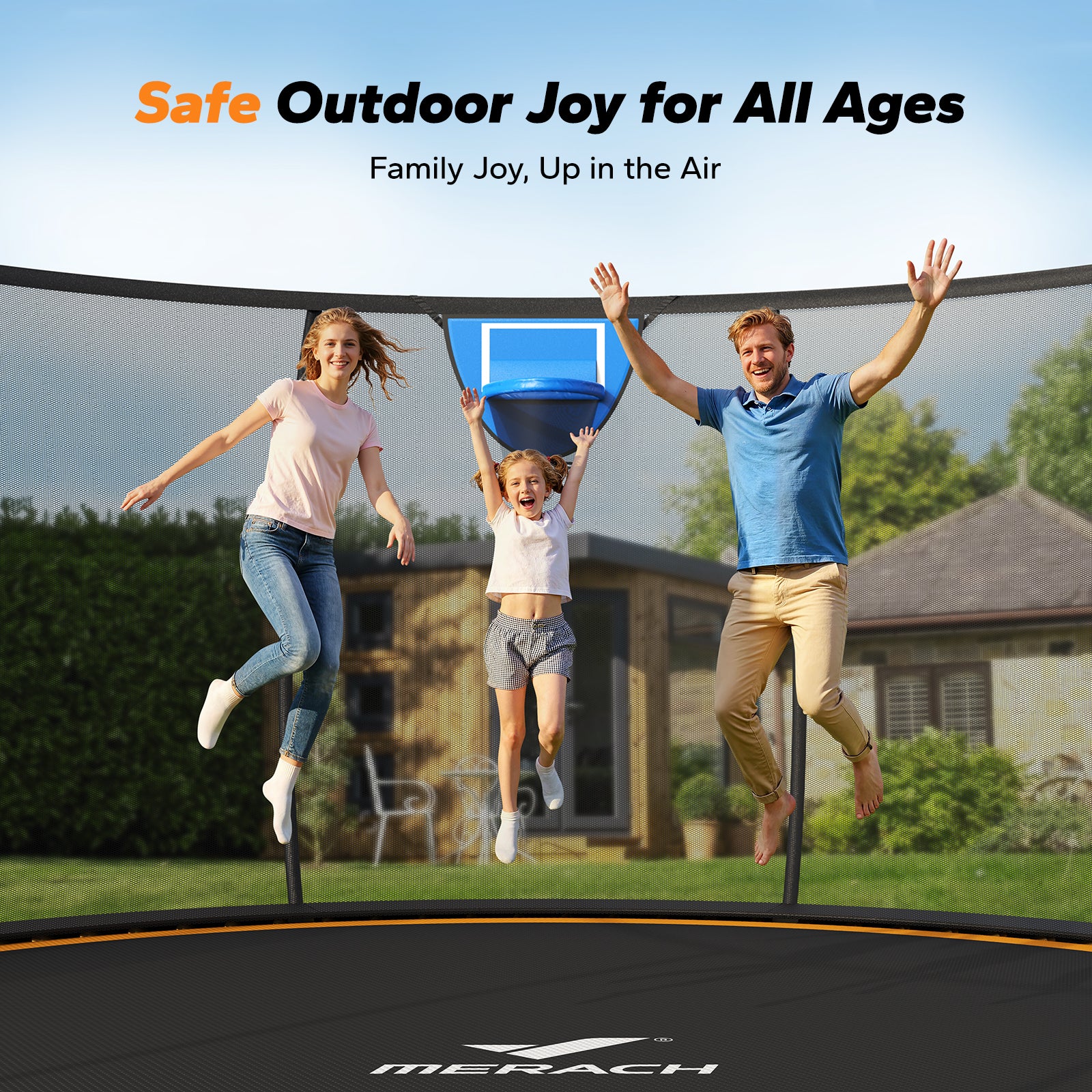MERACH 2429 Outdoor Trampolines