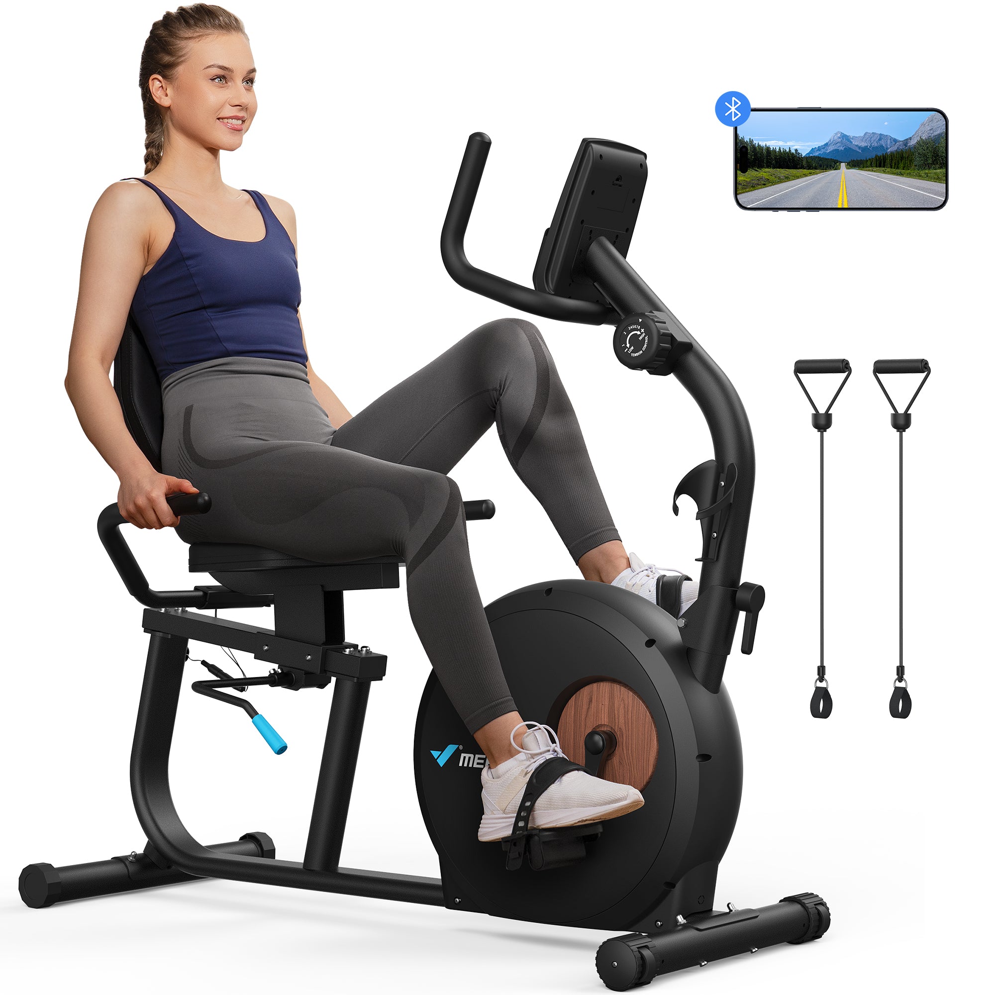 MERACH S23B1 Recumbent Exercise Bike