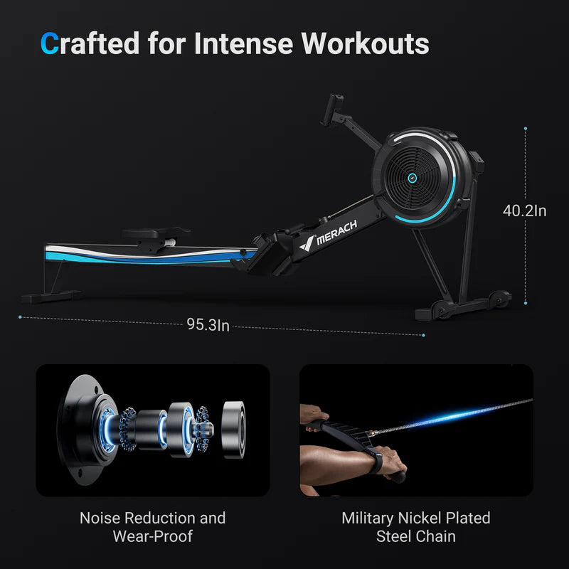 MERACH NovaRow R50 Air Resistance Rower