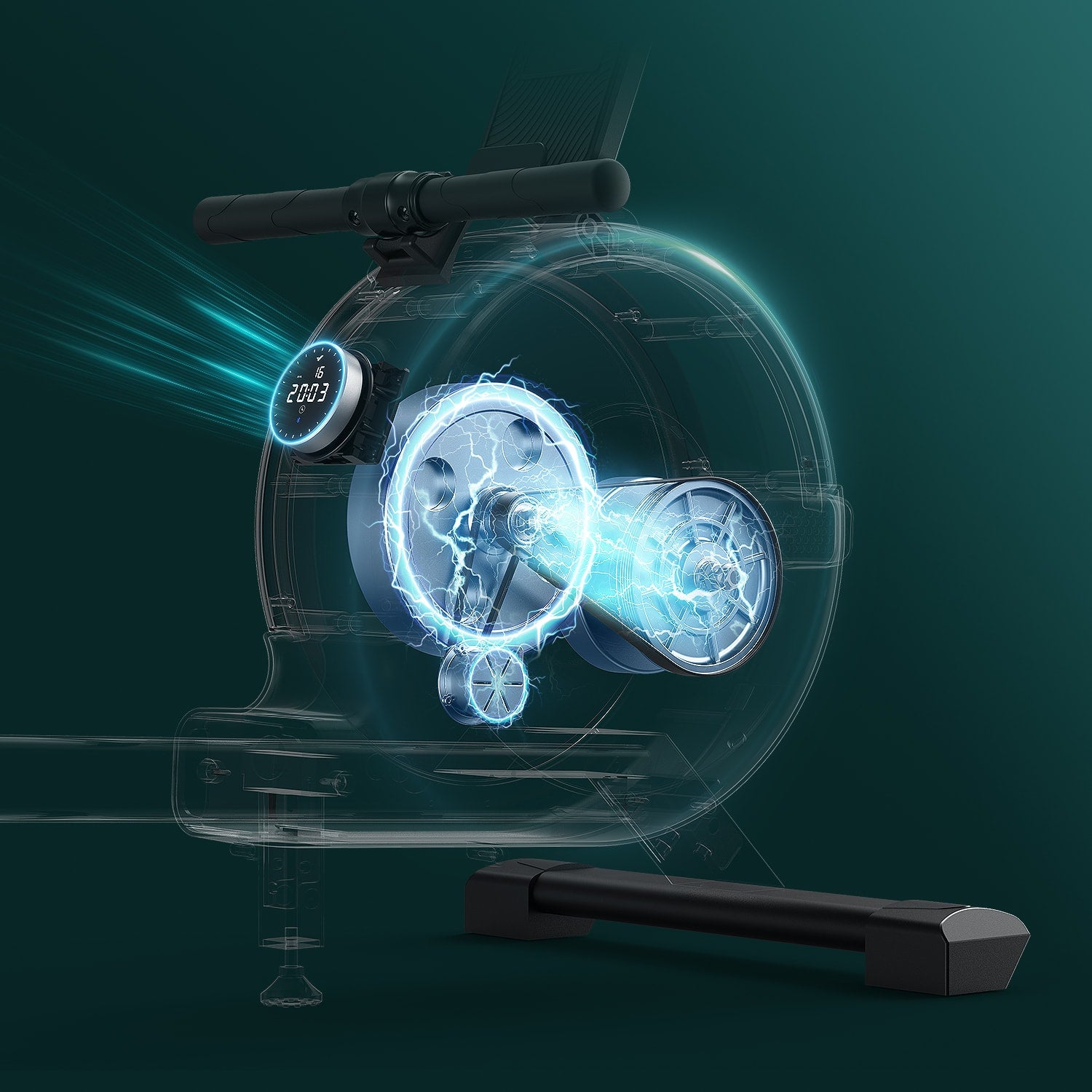 Merach Q1S Pro 2.0 Self-Powered Smart Electromagnetic Rower