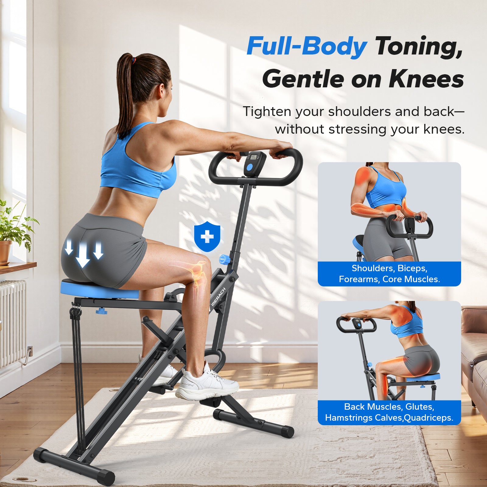 MERACH R07 Full-Body Workout Squat Assist Trainer