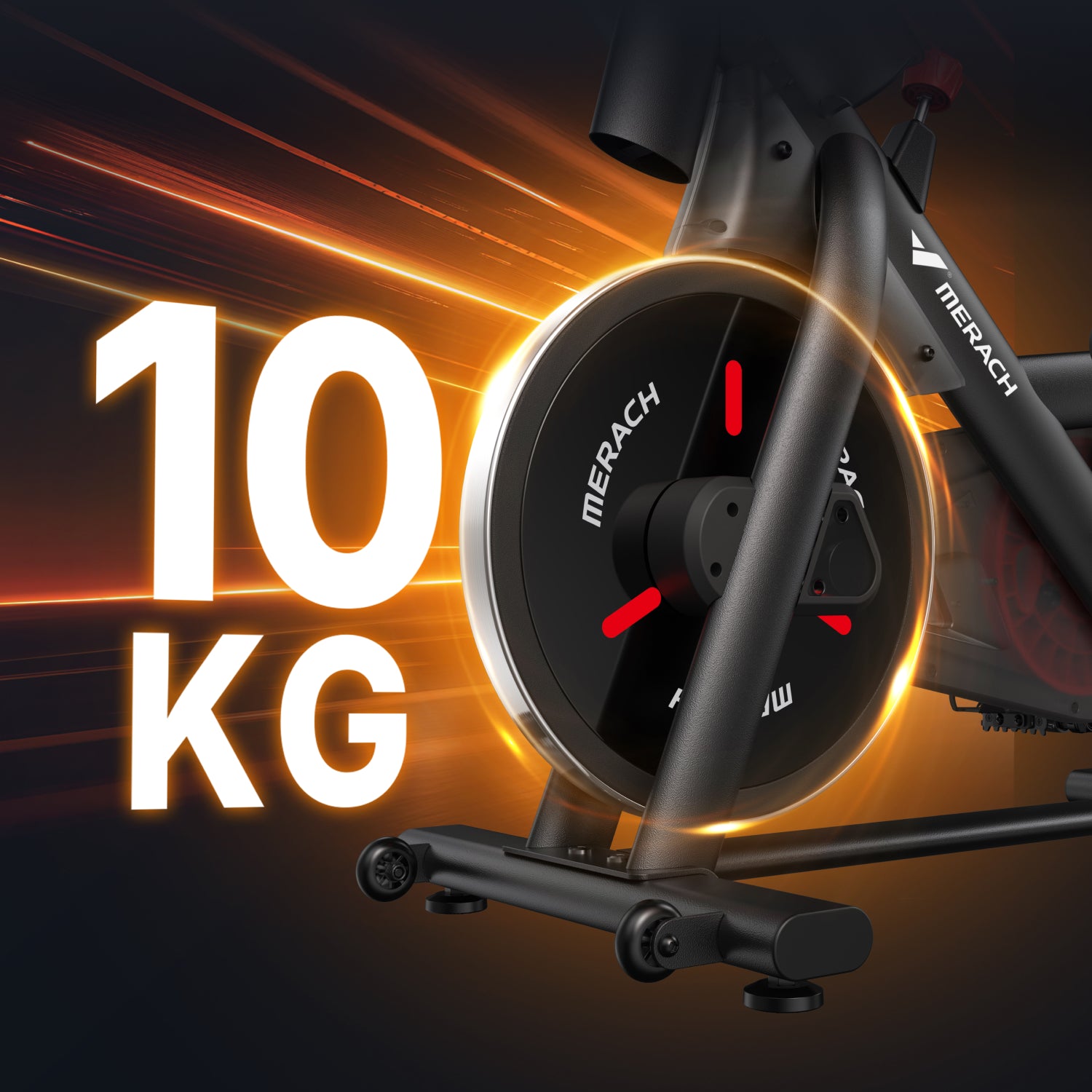 Merach S29R3 Exercise Bike with 21.5" Rotating Screen