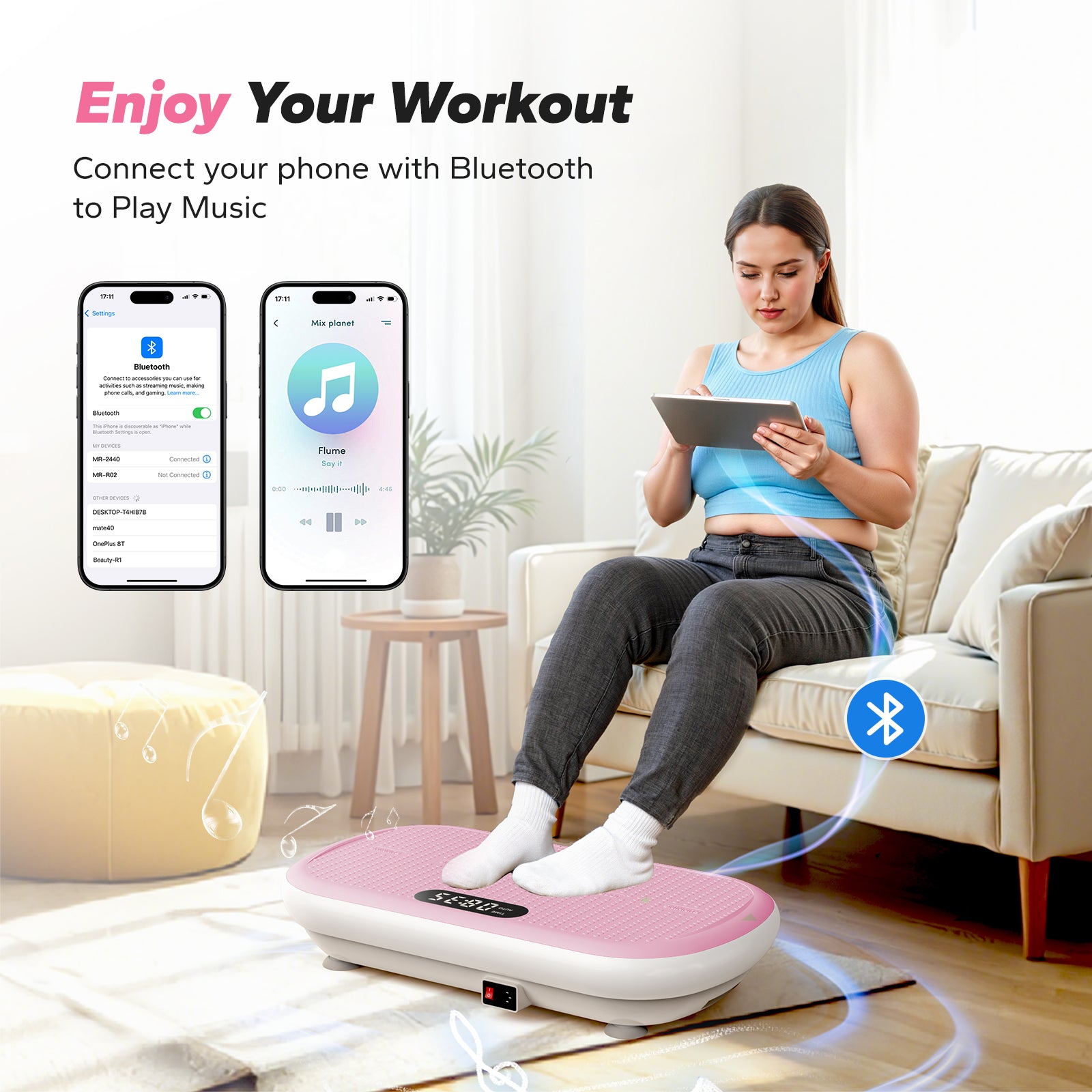 MERACH 2440P1 Whole Body Vibration Plate