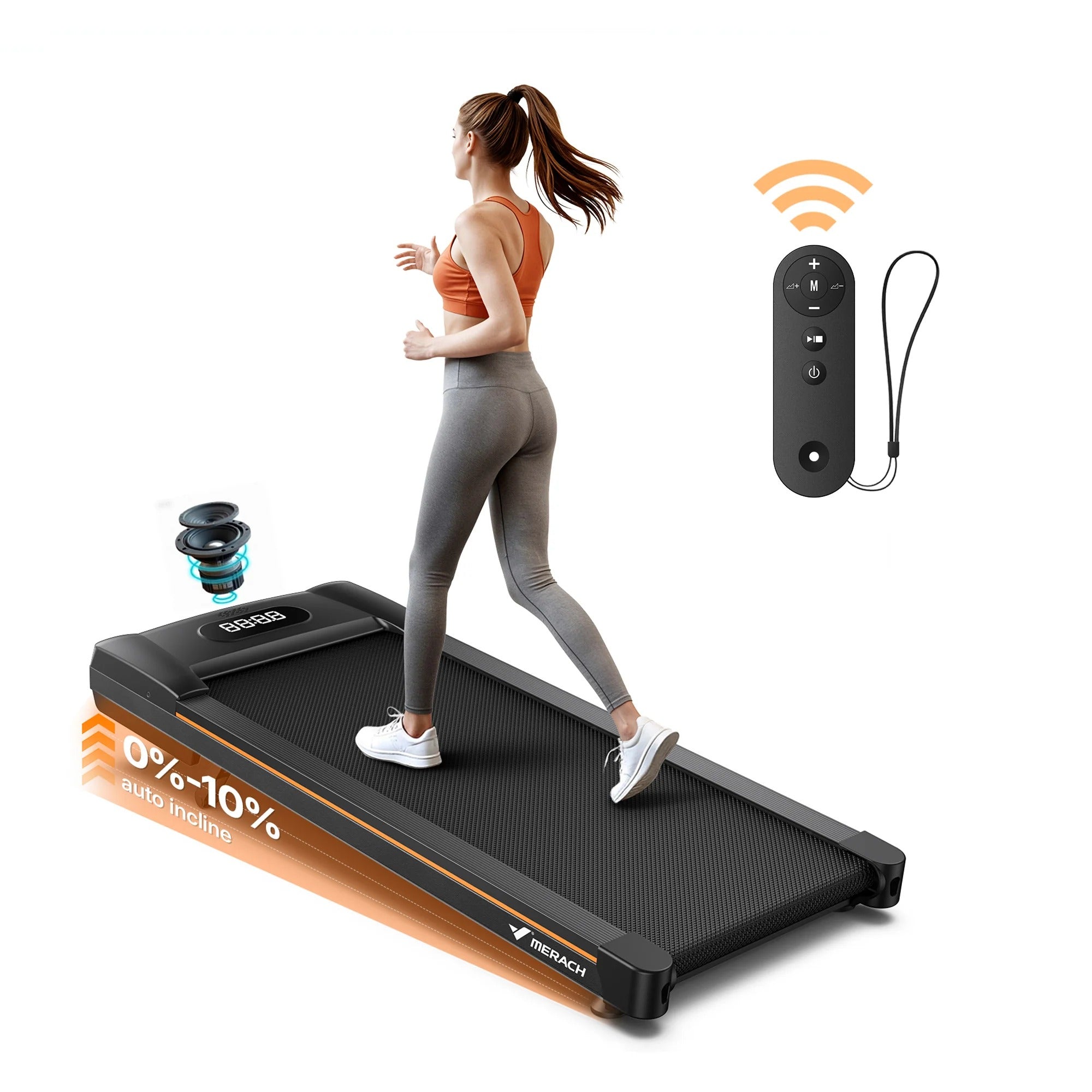 Merach NovaWalk W50 Treadmill with 12% Auto Incline