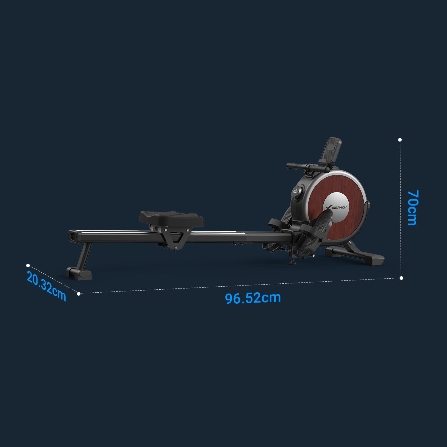 Merach Q1S Pro Smart Electromagnetic Rowing Machine