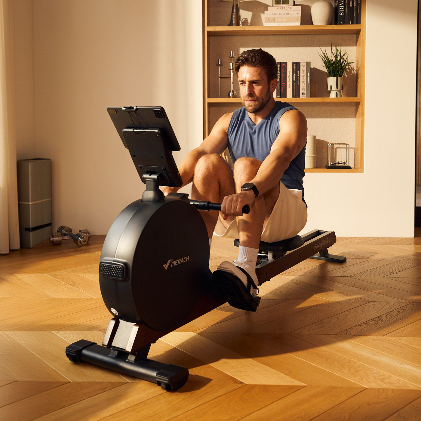 Merach Q3 Self-powered Magnetic Rowing Machine