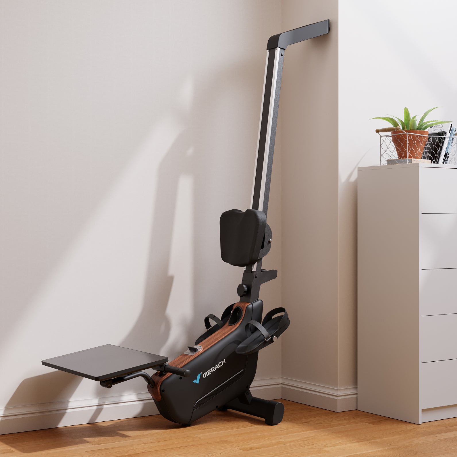 Merach R15 Pro 3.0 Magnetic Rowing Machine with HD Screen