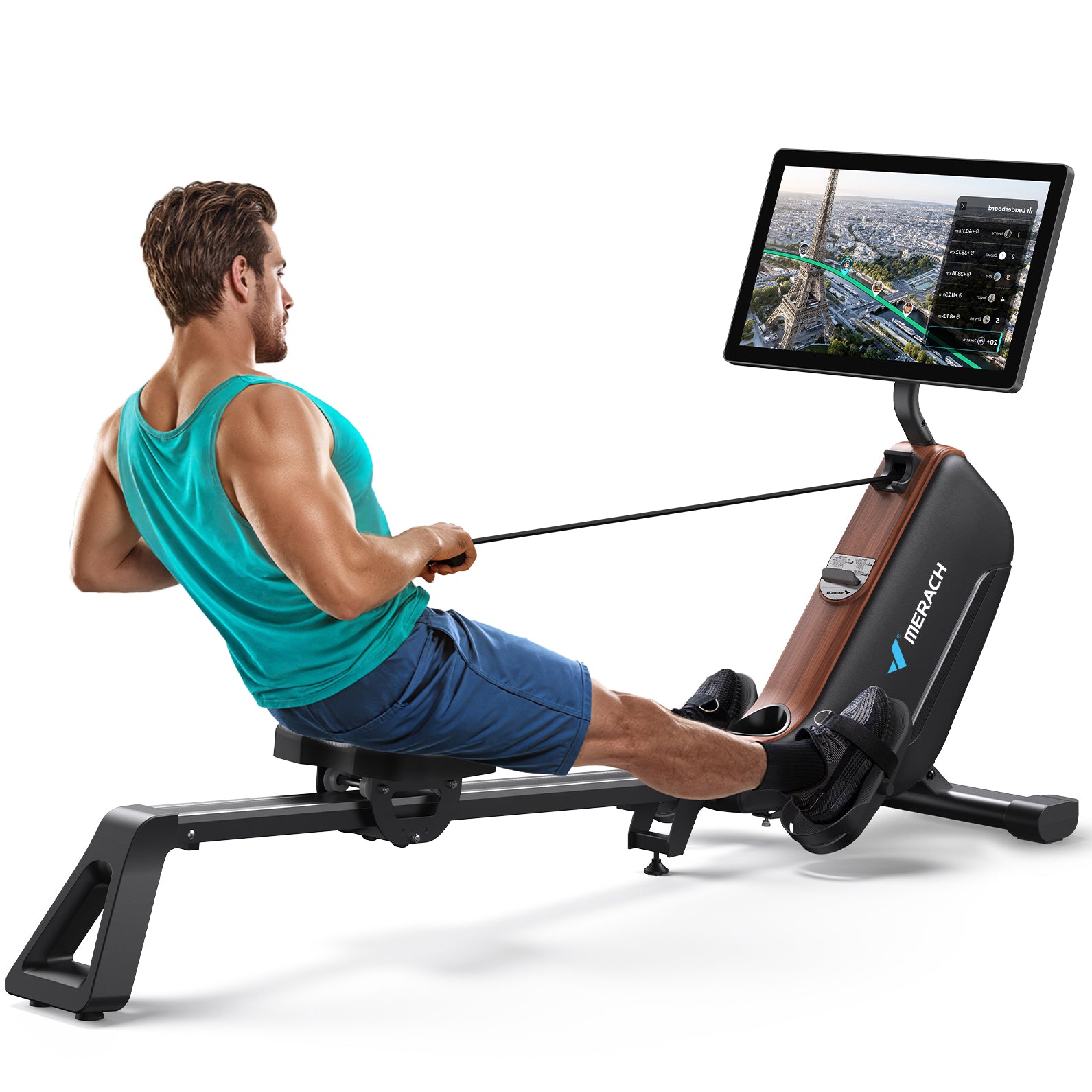 Merach R15 Pro 3.0 Magnetic Rowing Machine with HD Screen