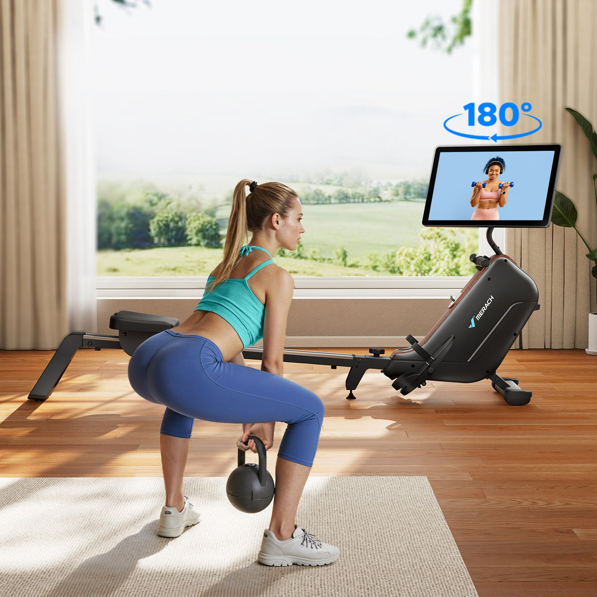 Merach R15 Pro Merach R15 Pro 3.0 Magnetic Rowing Machine with HD Screen