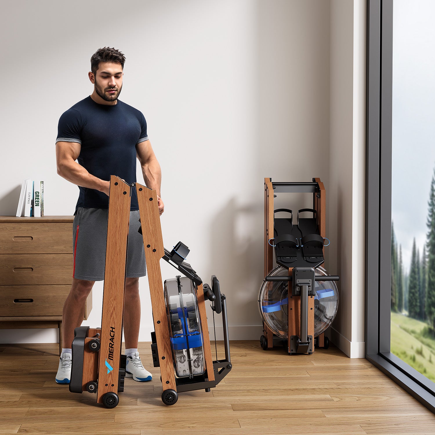 Merach R28 Water Rowing Machine