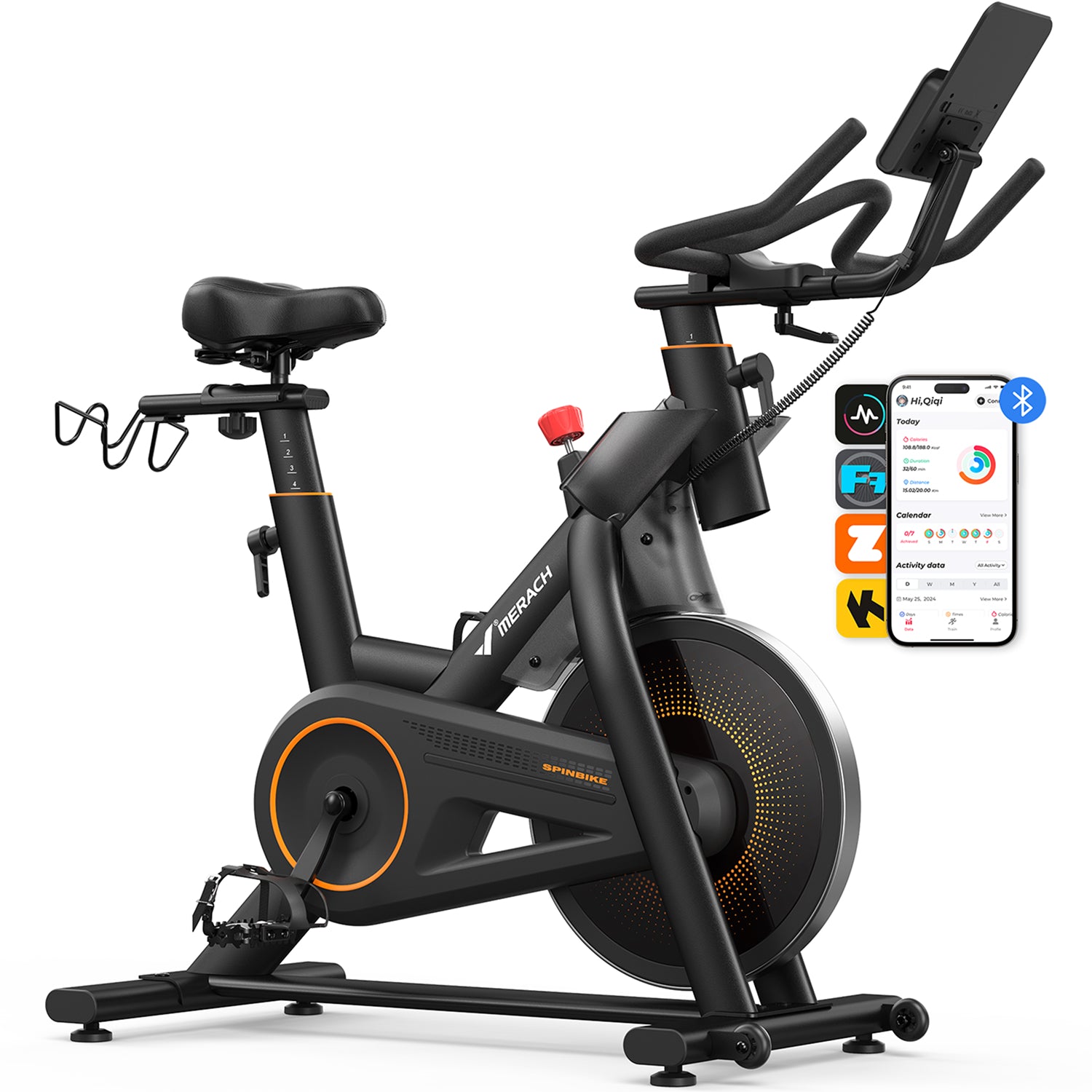 MERACH S29B1 Exercise Bike 159KG Max Capacity