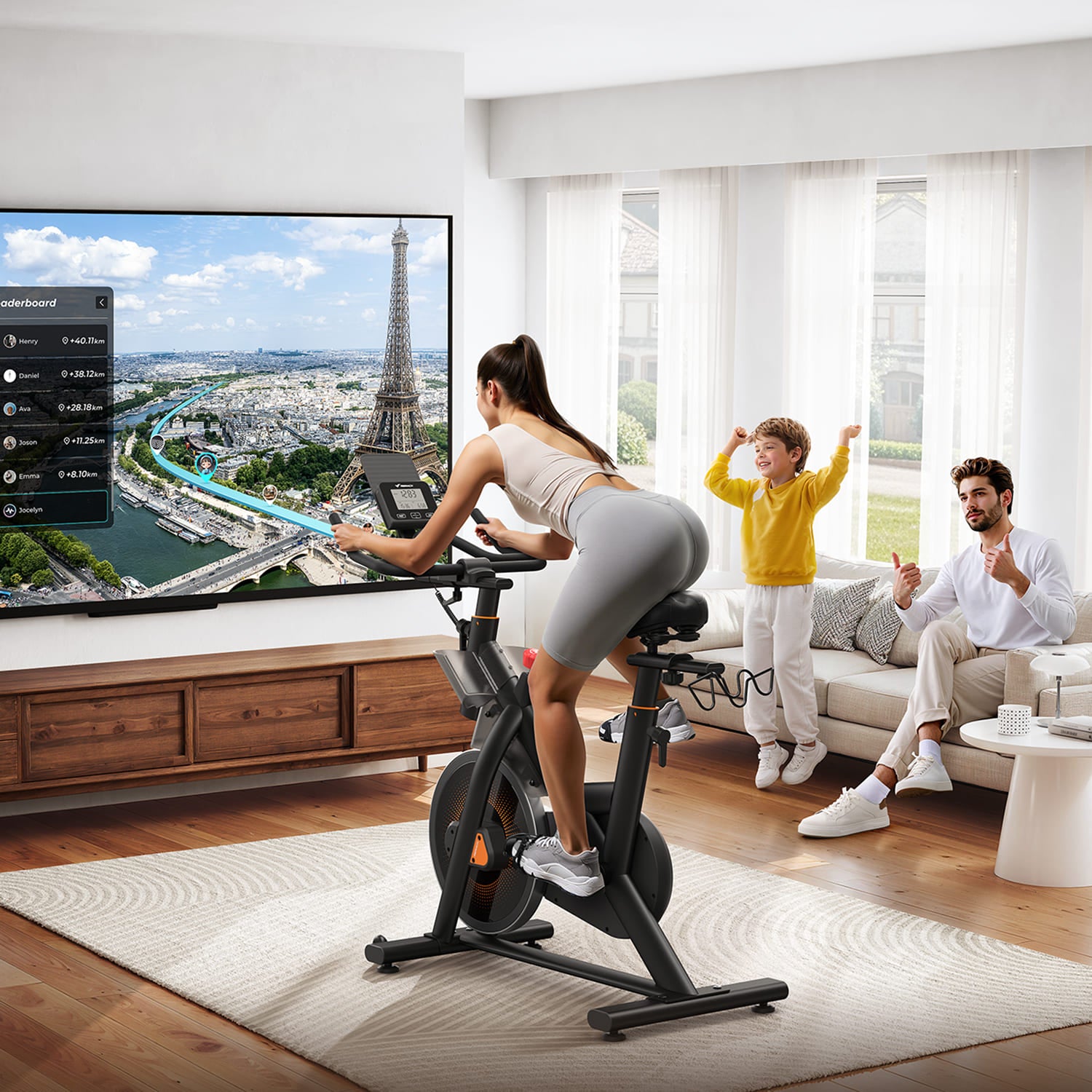 MERACH S29B1 Exercise Bike 159KG Max Capacity