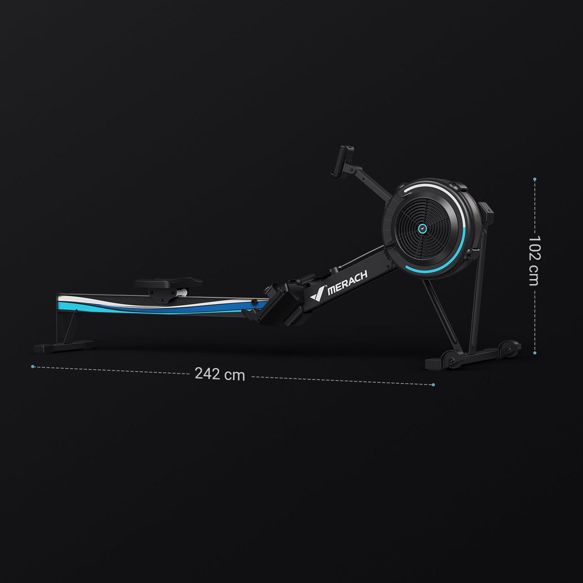 Merach Novarow R53 Rowing Machine MERACH EU | NovaRow R50 Air Resistance Rower