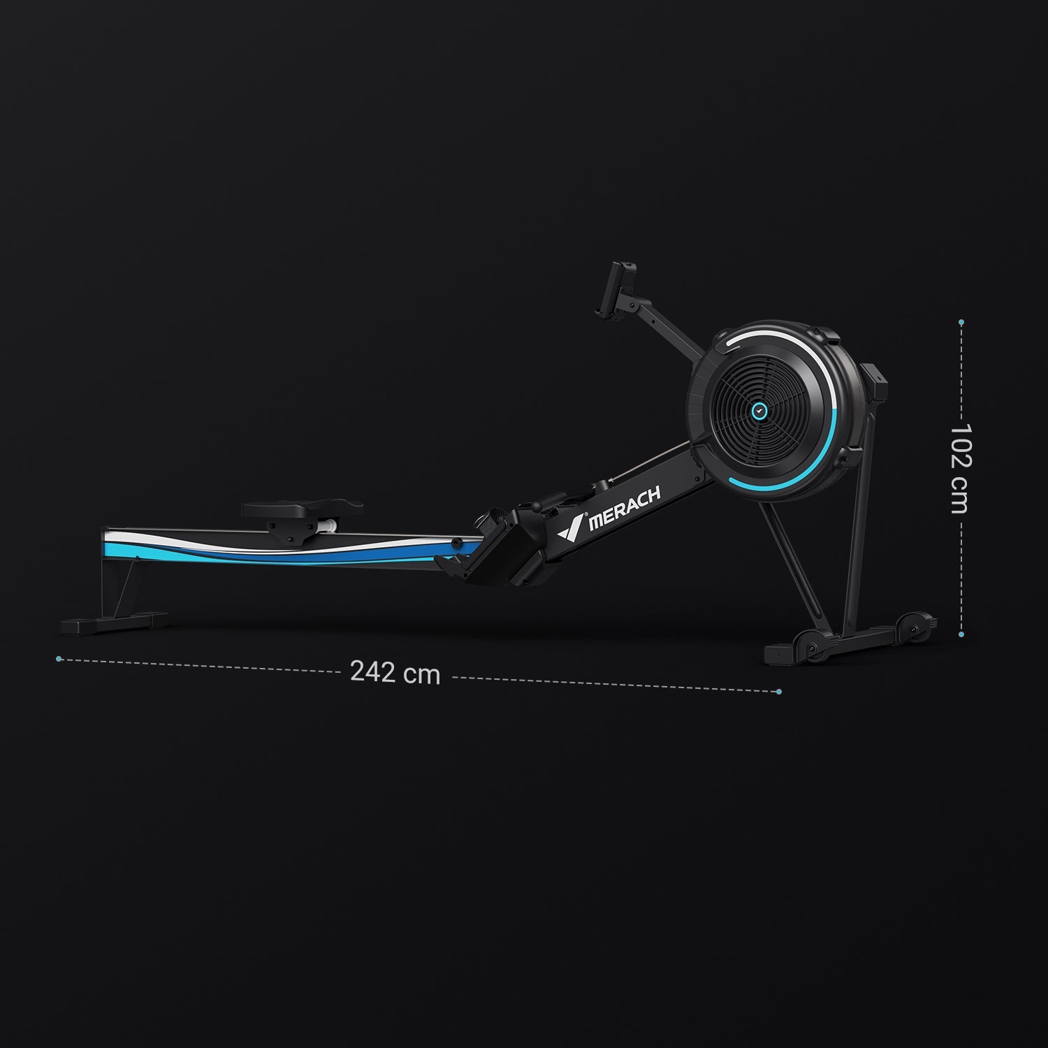 MERACH NovaRow R50 Air Resistance Rower