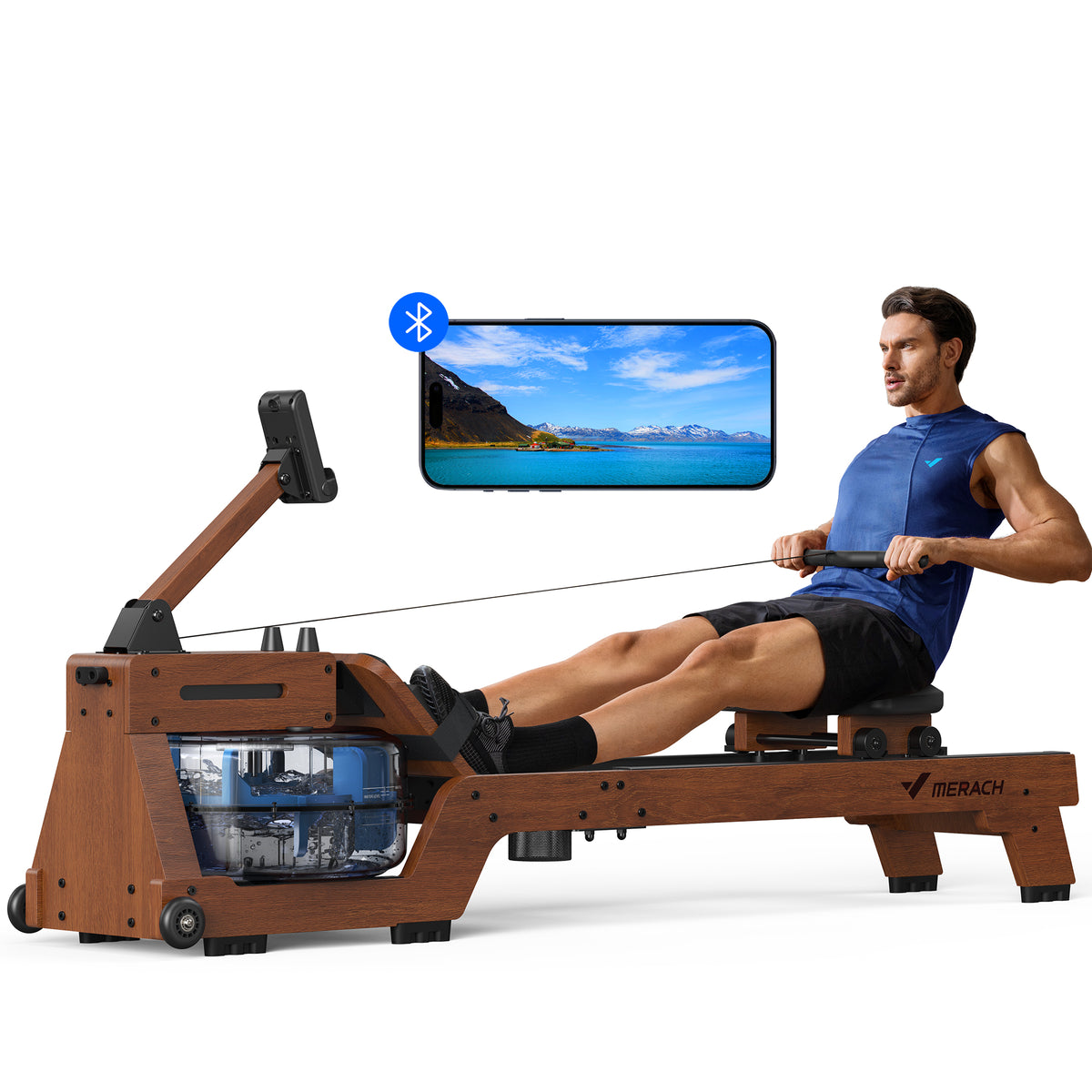 MERACH EU | R14 Water Rowing Machine