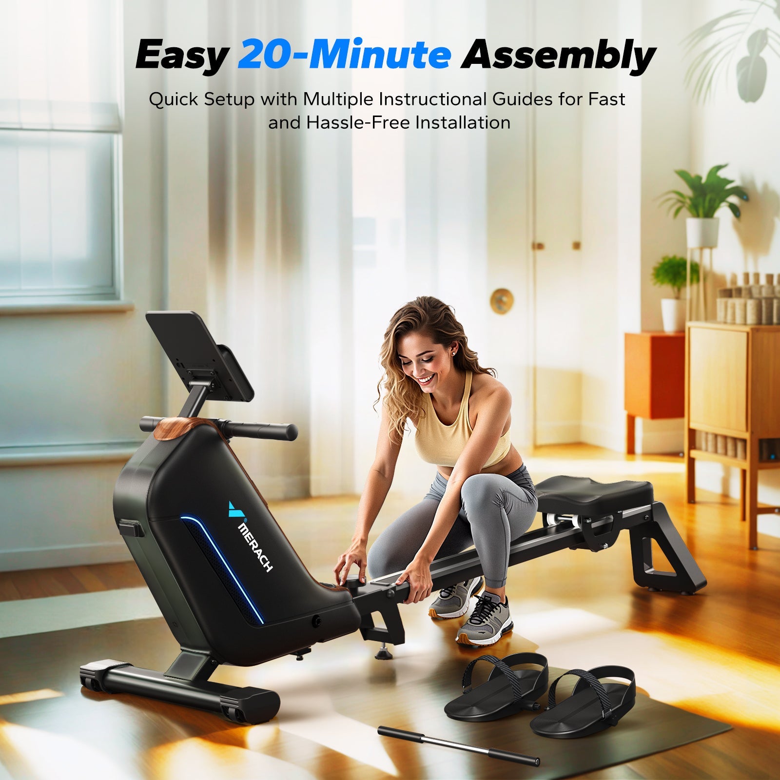 MERACH R15 Pro Electromagnetic Rowing Machine
