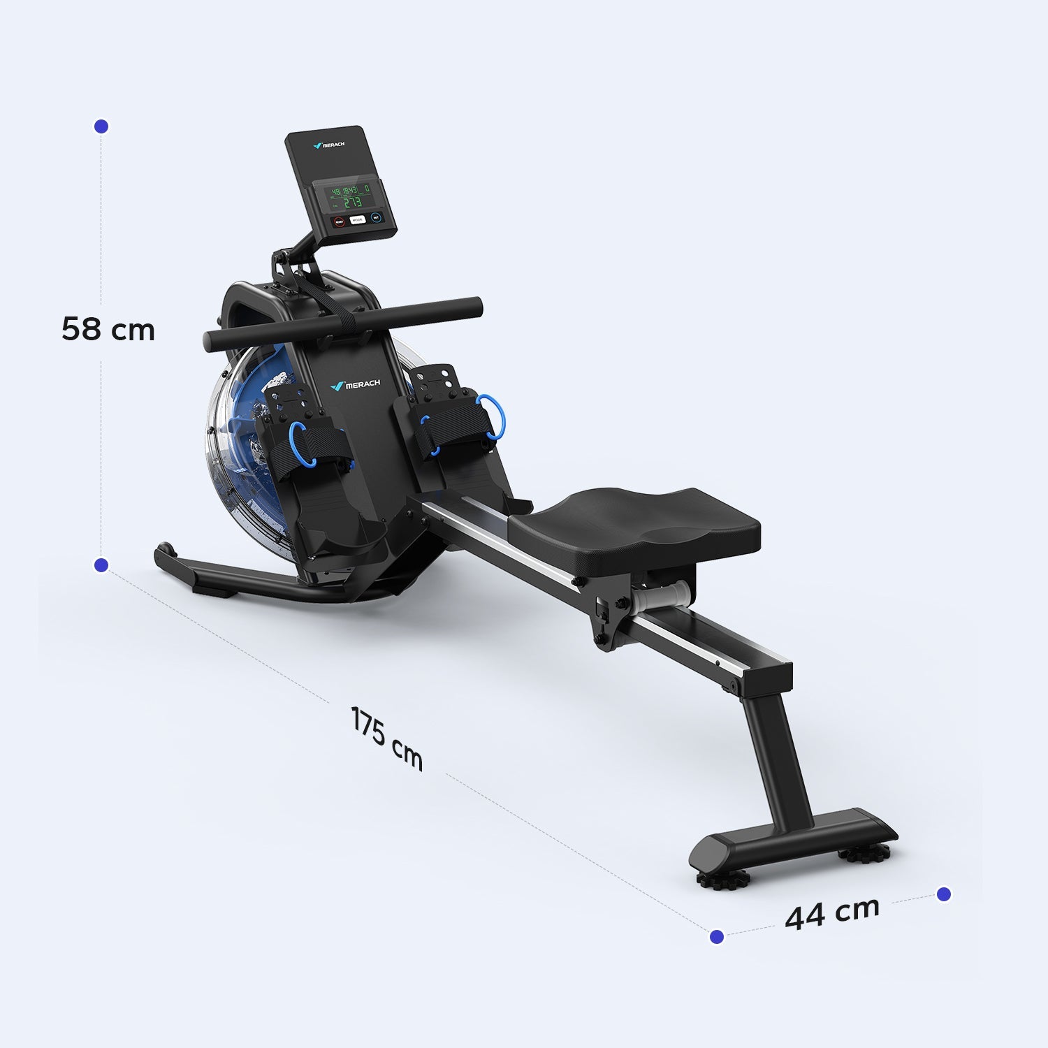 MERACH R17 Water Rowing Machine