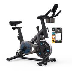 MERACH S26B1 Friction Exercise Bike with 4-way Seat