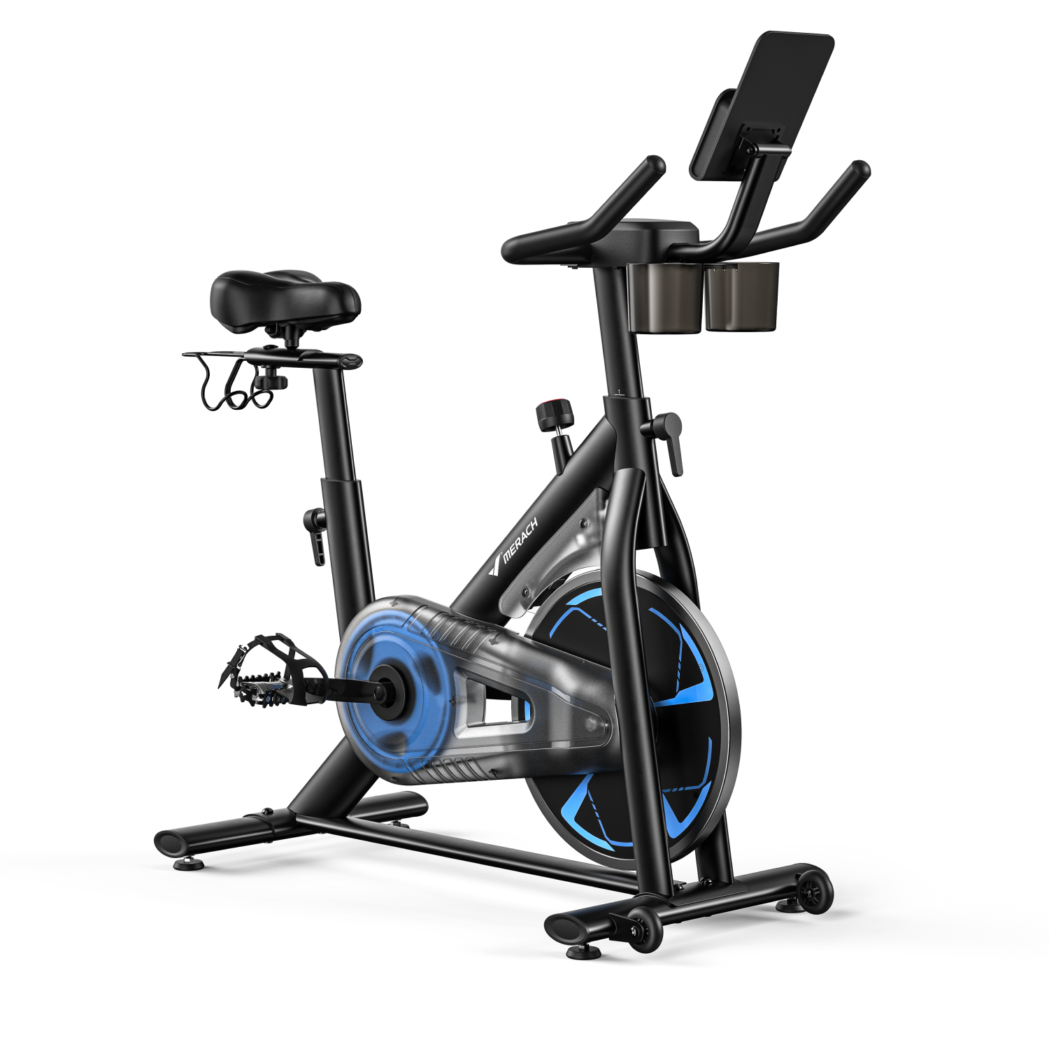 MERACH S36L2 Exercise Bike Black