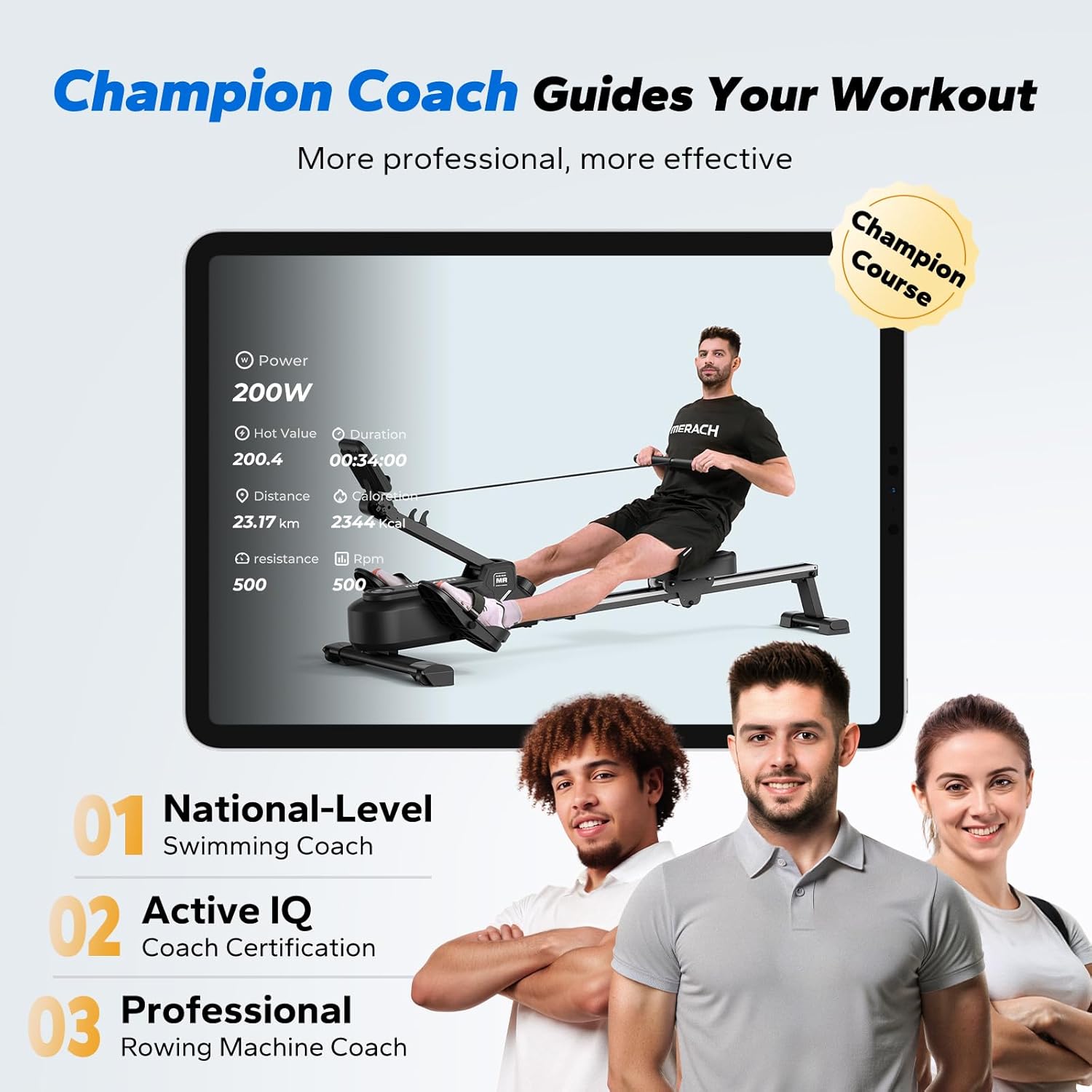 MERACH R25 Magnetic Rowing Machine