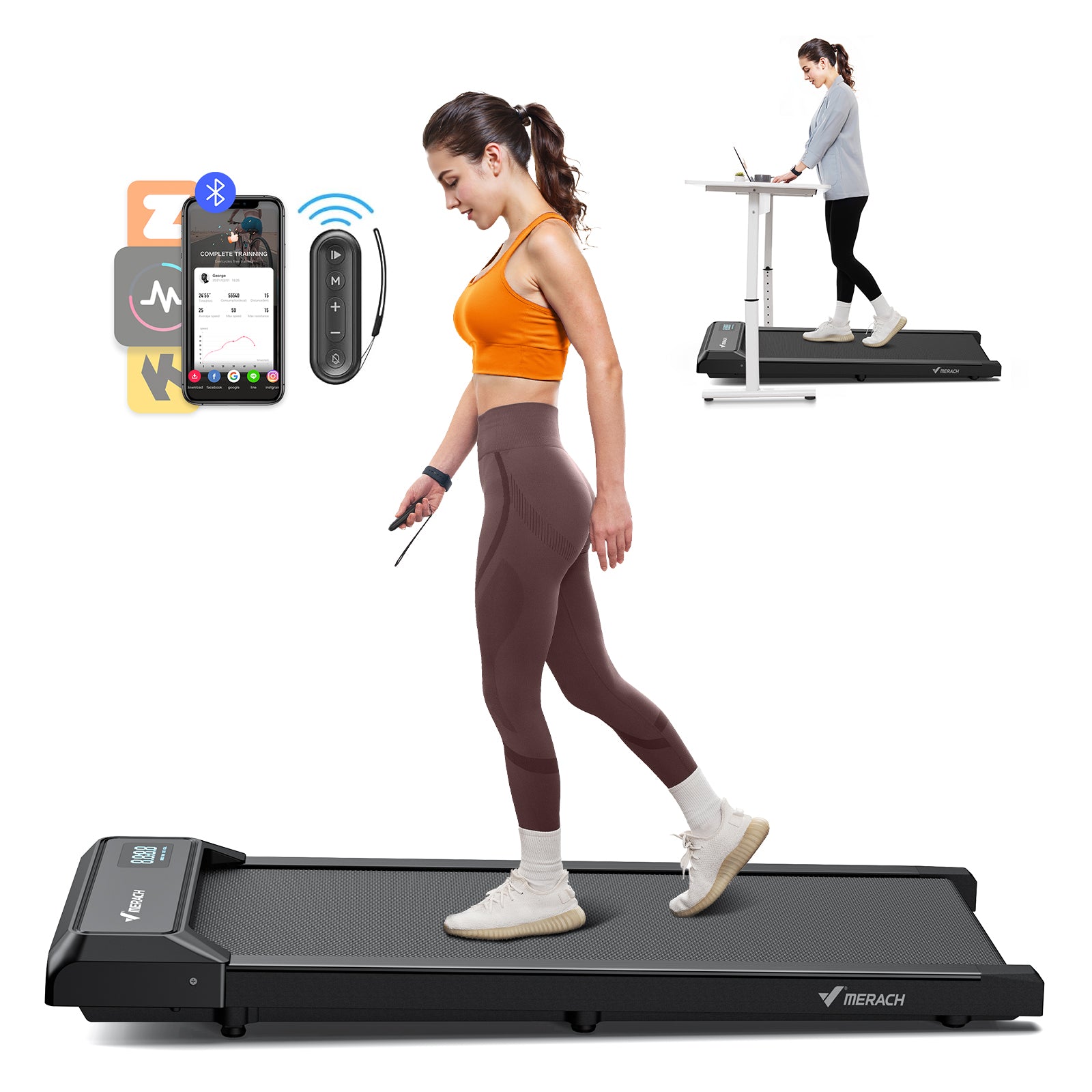 MERACH T21B1 3-in-1 Treadmill